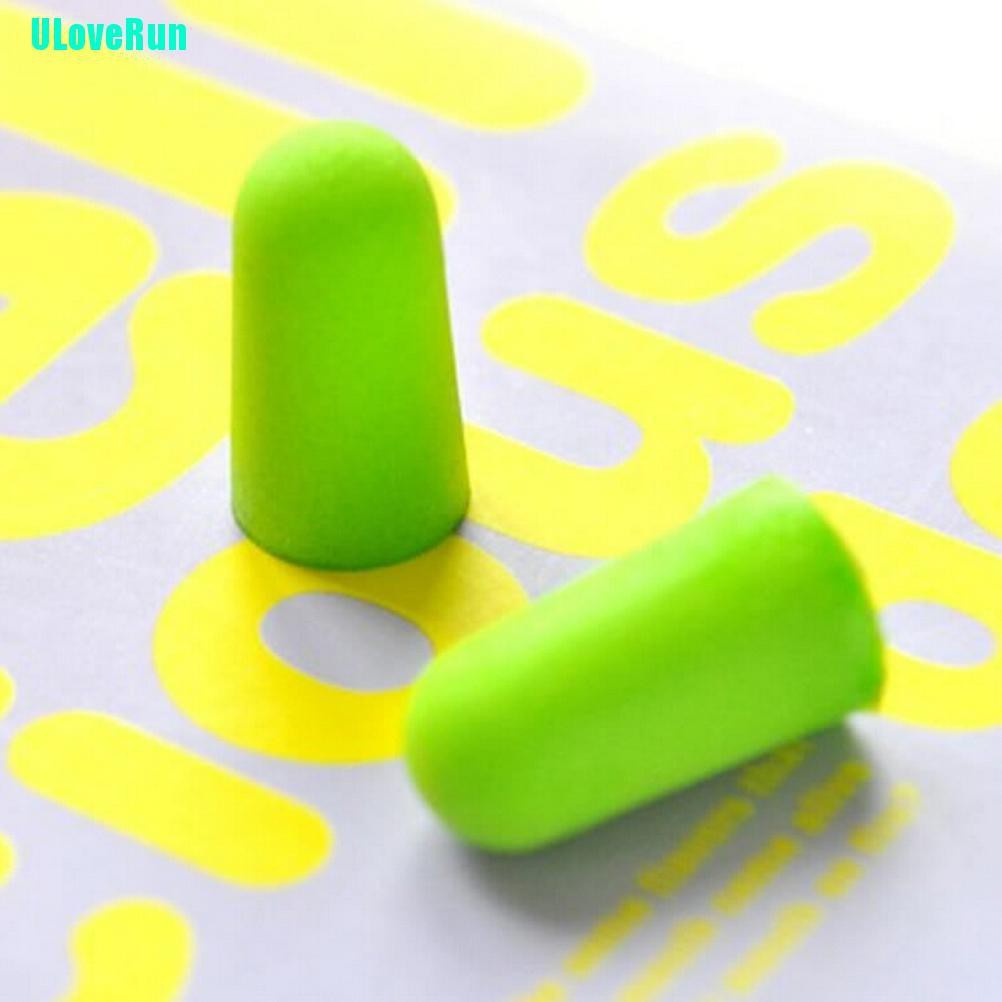 1 Cặp Nút Bịt Tai Chống Ồn Bằng Xốp Mềm Màu Kẹo