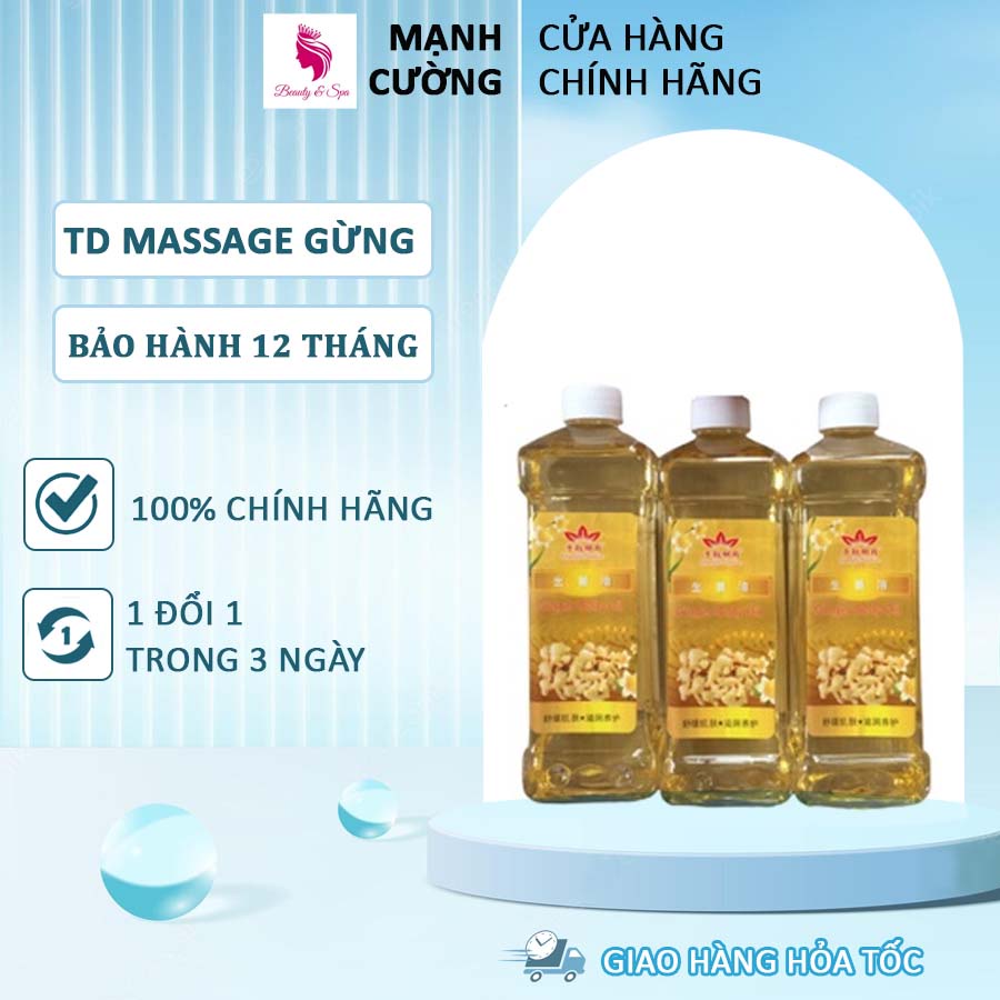 tinh dầu masa gừng chai 750ml