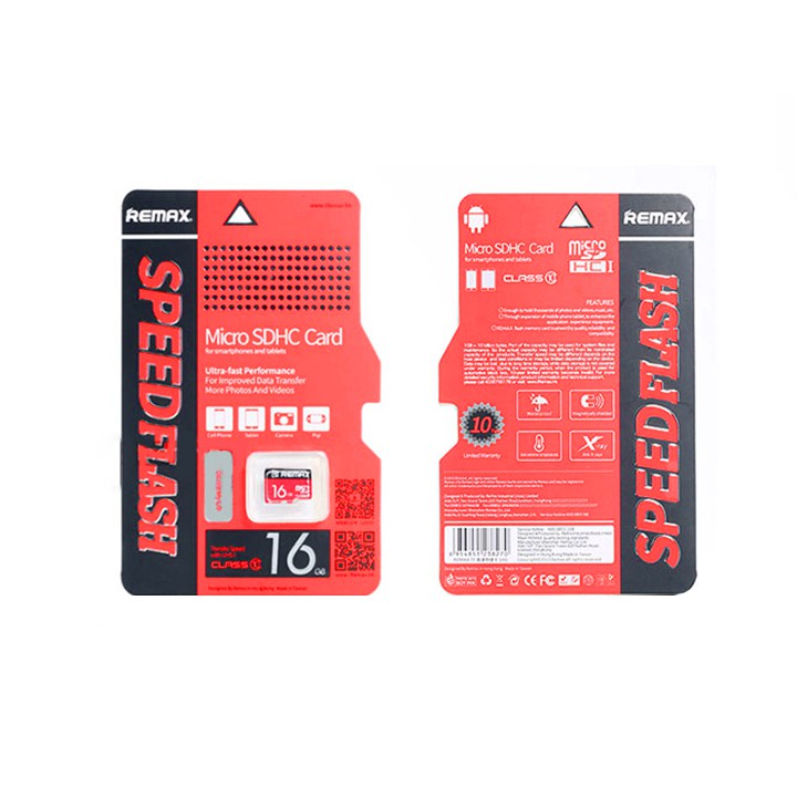Thẻ nhớ Micro SD Remax 16GB tốc độ Class 10 | BigBuy360 - bigbuy360.vn