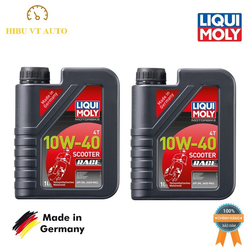 Nhớt Xe Tay Ga Motorbike 4T 10W40 Scooter Race Liqui Moly 20826 (1 Lít)