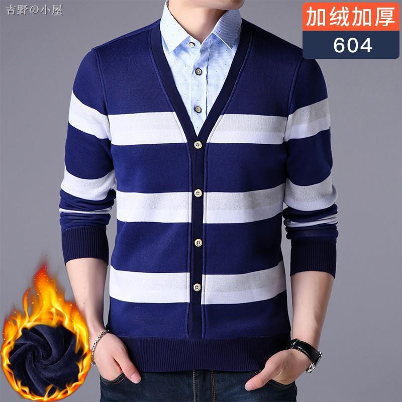 Áo Sweater Cổ Sơ Mi Giả Nhiều Lớp 7 Kiểu Dáng Cá Tính Cho Nam