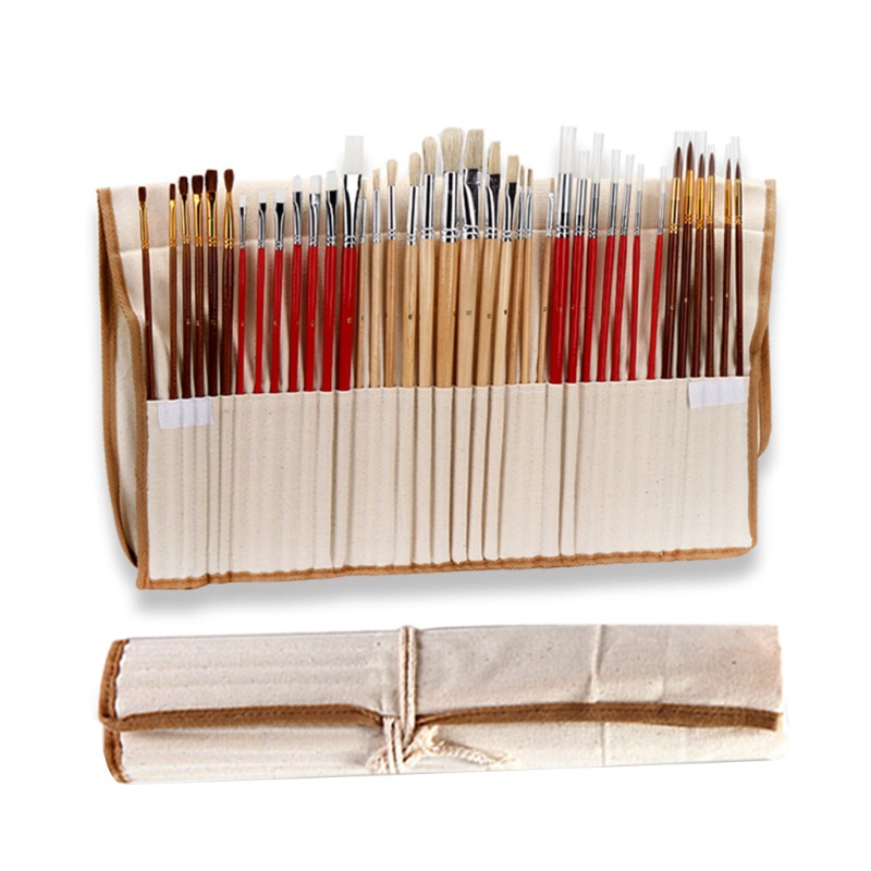 Bộ 38 Cọ Vẽ Tranh Sơn Dầu Chuyên Dụng