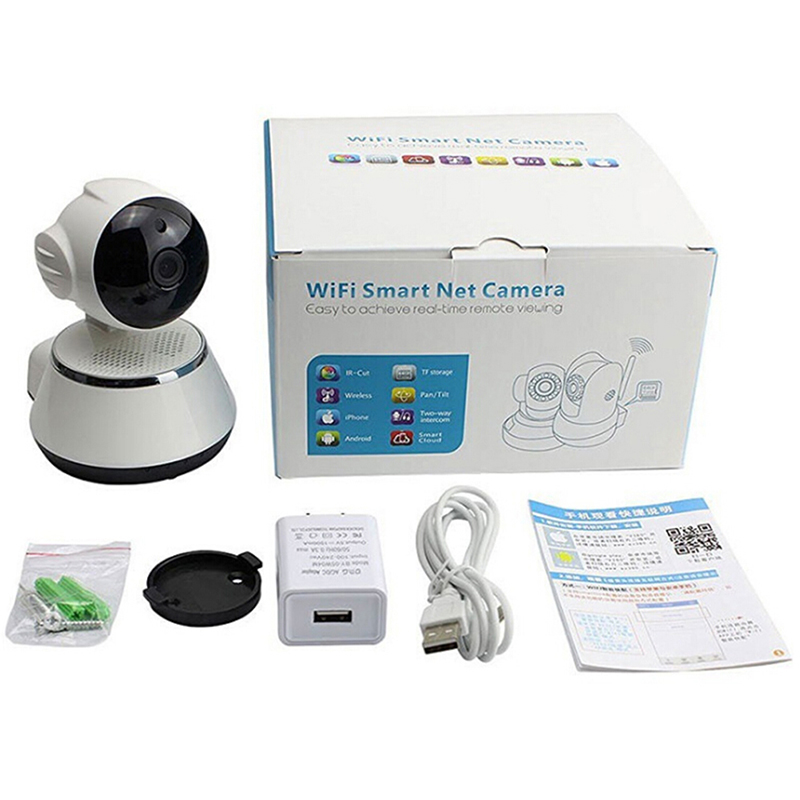 Camera Ip Wifi Không Dây V380 P2P Cctv Tầm Nhìn Ban Đêm 720