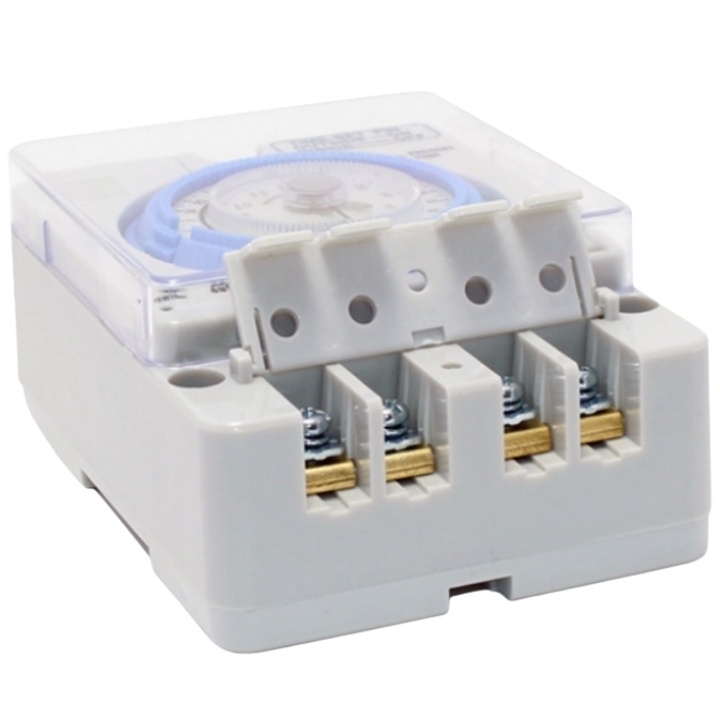 Timer 24 giờ TB35-N công tắc thời gian hẹn giờ chu kỳ lặp lại 24 giờ 1 ngày điện áp 110/220VAC