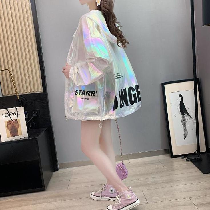 Áo khoác dài tay chống nắng thoáng khí thời trang mùa hè độc đáo cho nữ
