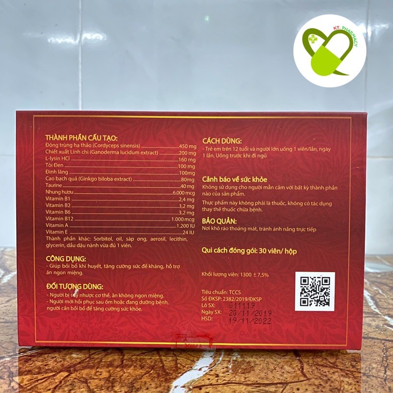ĐÔNG TRÙNG HẠ THẢO Y Phúc - Giúp Tăng sức đề kháng, phòng ngừa ung thư và các bệnh về thận, tim, phổi
