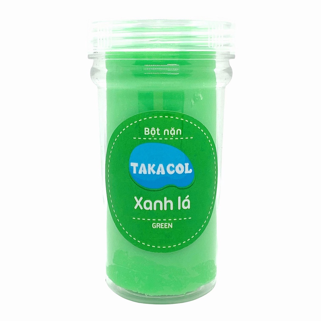 Đất nặn an toàn cho bé đất sét bột nặn TAKACOL chất liệu bột mì hũ 140g( Đảm bảo không dính tay)