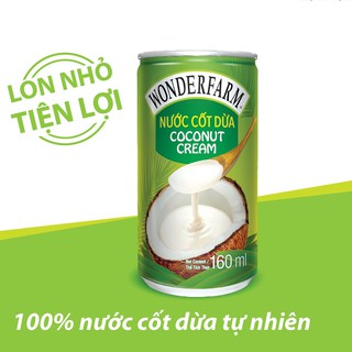 Nước Cốt Dừa Wonderfarm Lon 160ml