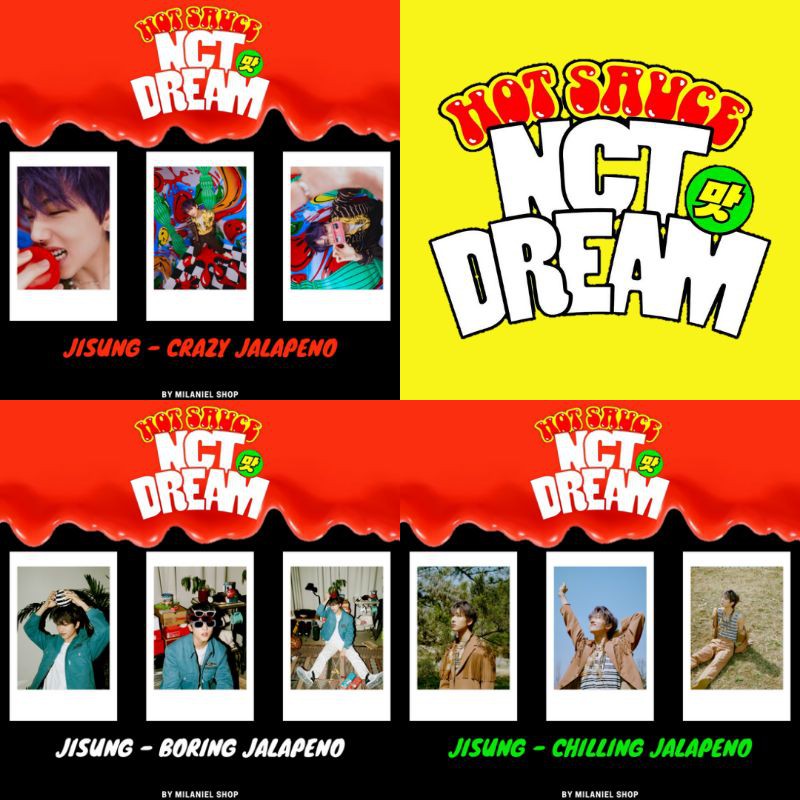 Polaroid Mô Hình Nhân Vật Nct Dream Hot Sauce - Milaniel Shop