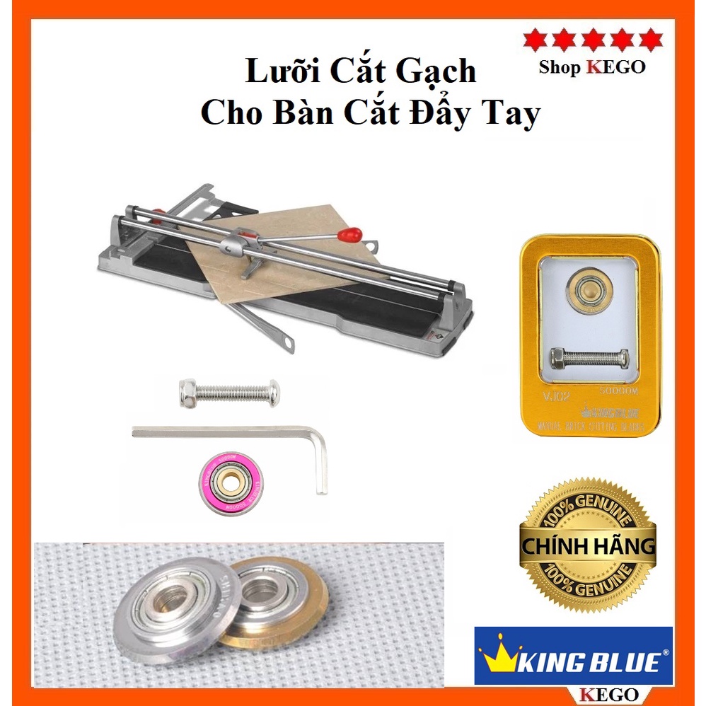 [CHÍNH HÃNG] Lưỡi Cắt Gạch Cho Bàn Cắt Đẩy Tay King Blue