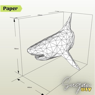 Cá mập bơi -Mô hình giấu DIY