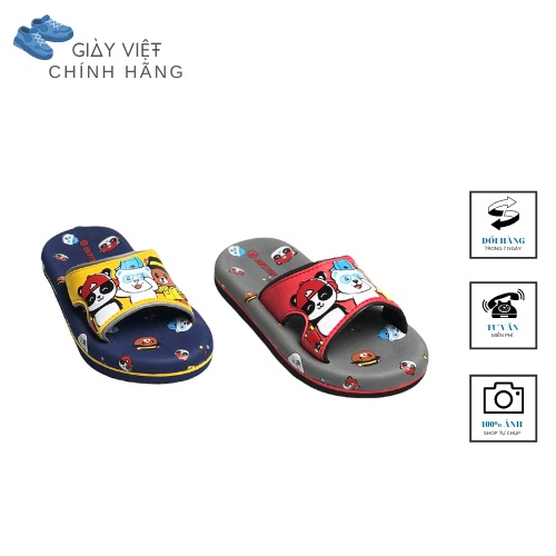 Dép lê trẻ em 24-30 ❤️FREESHIP❤️ Dép lê bé trai 3 chú gấu đế xốp siêu nhẹ DXB129600