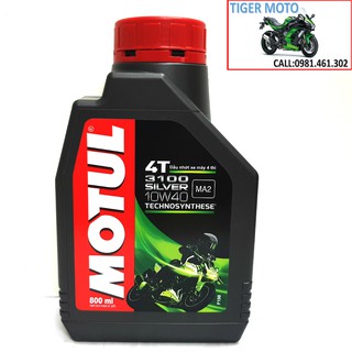 NHỚT XE SỐ CAO CẤP MOTUL 3100 SILVER 800ML