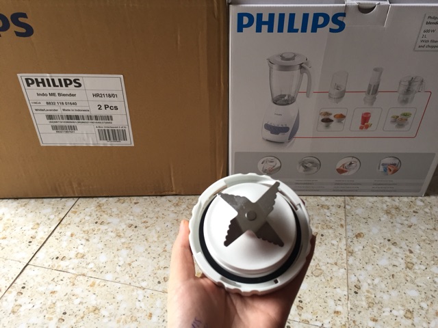 Phụ kiện máy xay philip 2115/2118 /HR2067/HR2116/HR2118 - lưỡi dao sinh tố