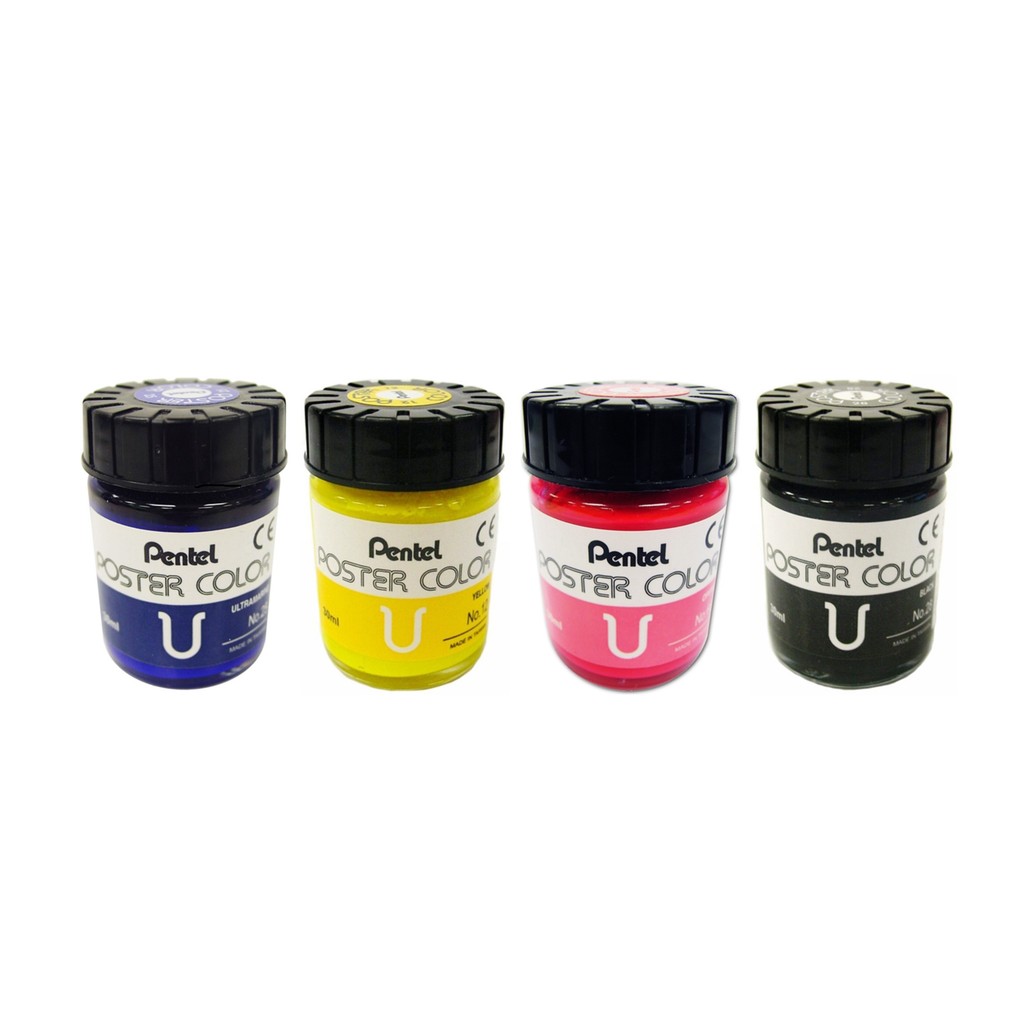 -Màu poster color pentel hủ 30ml