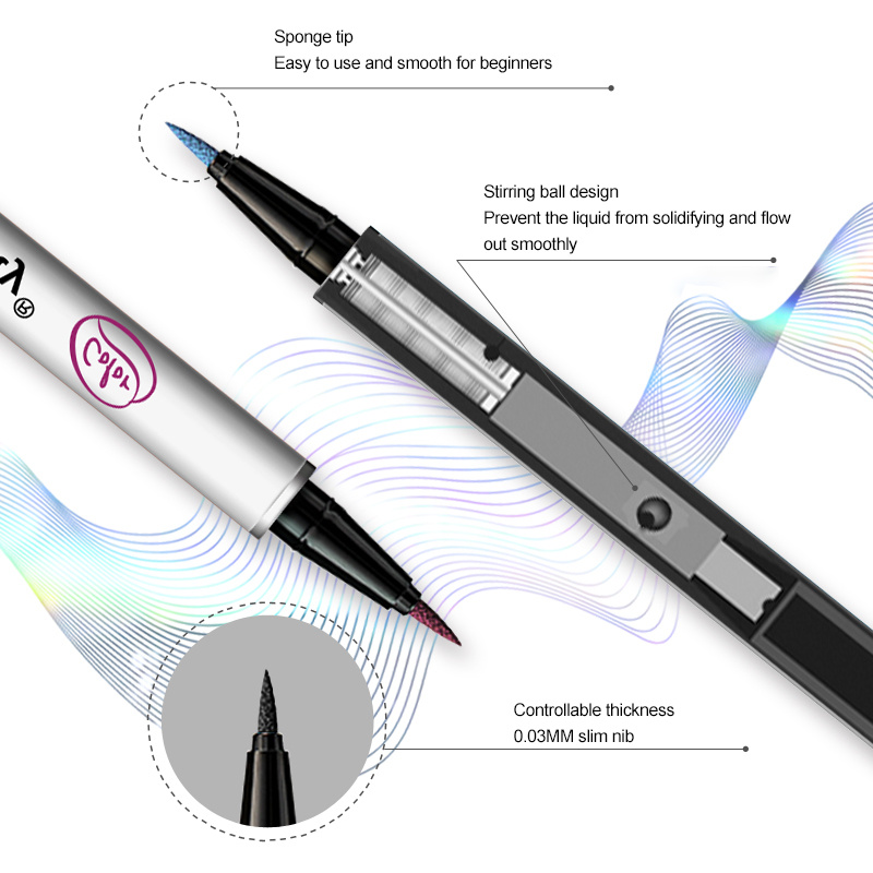 (Hàng Mới Về) Bút Kẻ Mắt Dạng Lỏng Chống Thấm Nước Không Nhòe Màu Sắc Đáng Yêu Yumcute | BigBuy360 - bigbuy360.vn