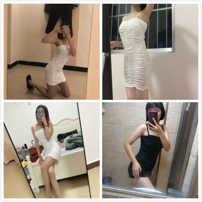 Đầm Cúp Ngực Phong Cách Cổ Điển Quyến Rũ