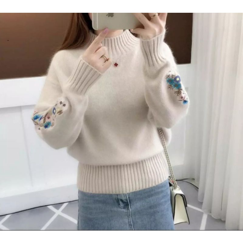 Áo len kiểu tiểu thư hot.Ảnh shop chụp thật nha khách