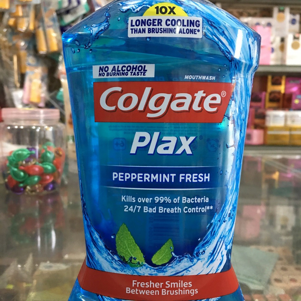 Nước súc miệng Colgate Plax Peppermint Fresh 500ml