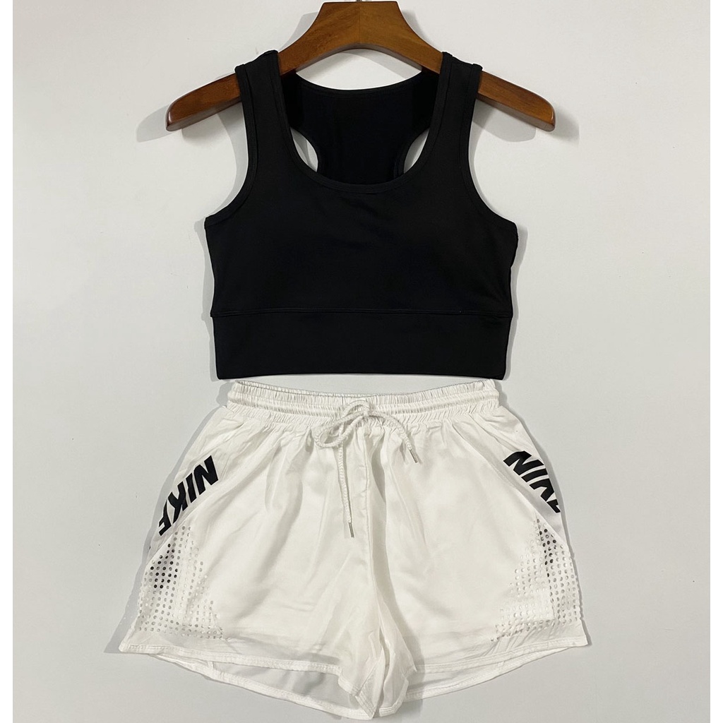 Bộ Tập Thể Thao Nữ - Áo Bra - Quần Short 2 Lớp Phù Hợp Chạy Bộ, Tennis, Cầu Lông, Gym Màu Sắc Trẻ Trung Năng Động