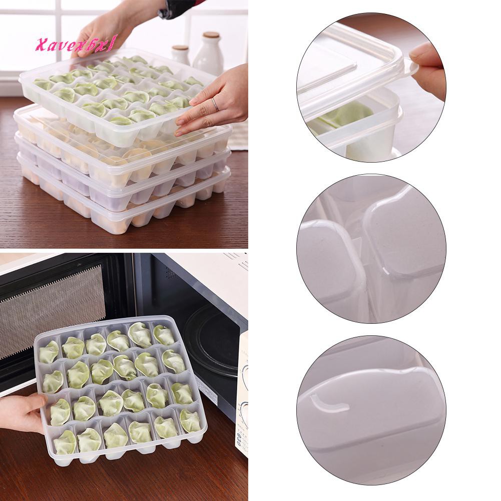 Hộp đựng há cảo, hoành thánh nhiều ngăn tiện lợi