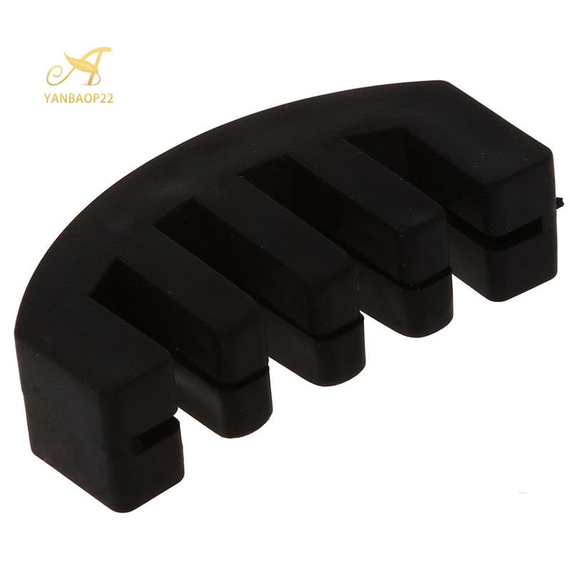 Violin Practice Heavy Black Rubber Violin Mute Silencer Acoustic Electric