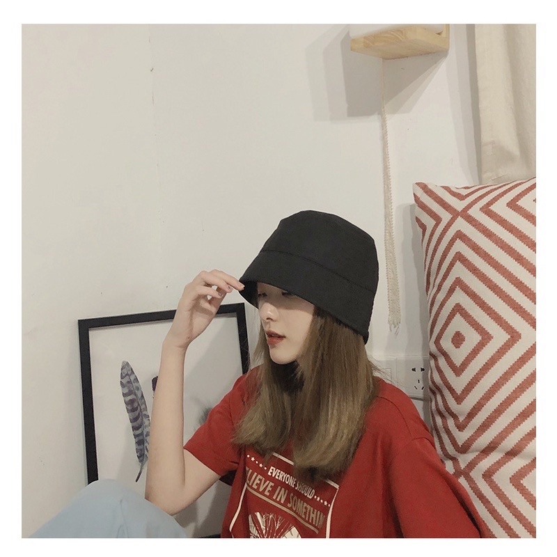 [ Ảnh thật] Nón bucket sụp vành cá tính