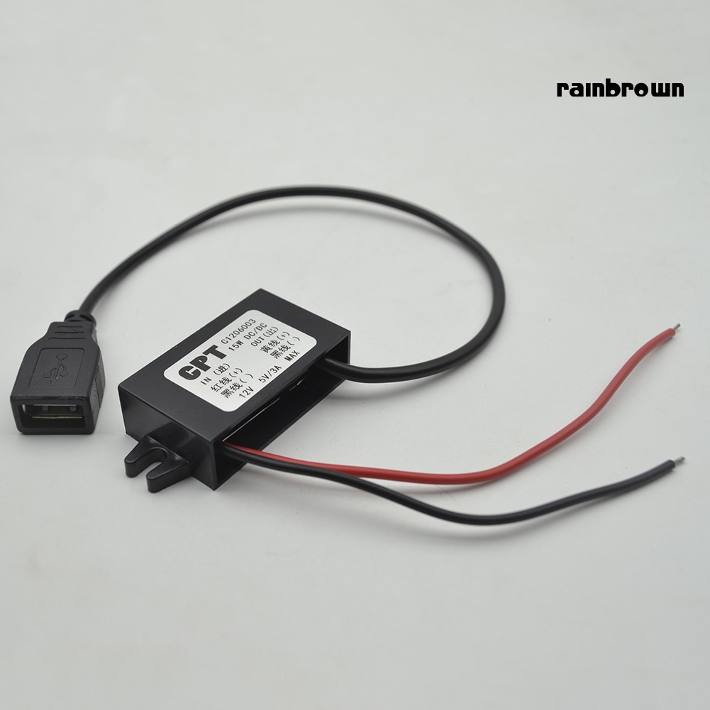 Bộ Sạc Chuyển Đổi 12v Sang 5v 3a Max Cho Máy Tính Bảng Gps Trên Xe Hơi