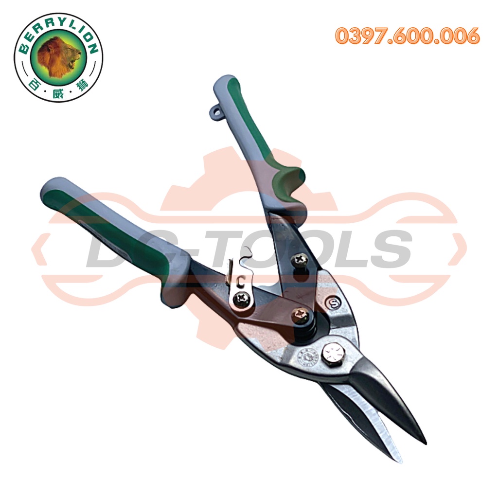 KÌM CẮT THẠCH CAO, TỈA CÂY CẢNH, CẮT SẮT THÉP BERRYLION DC-TOOLS