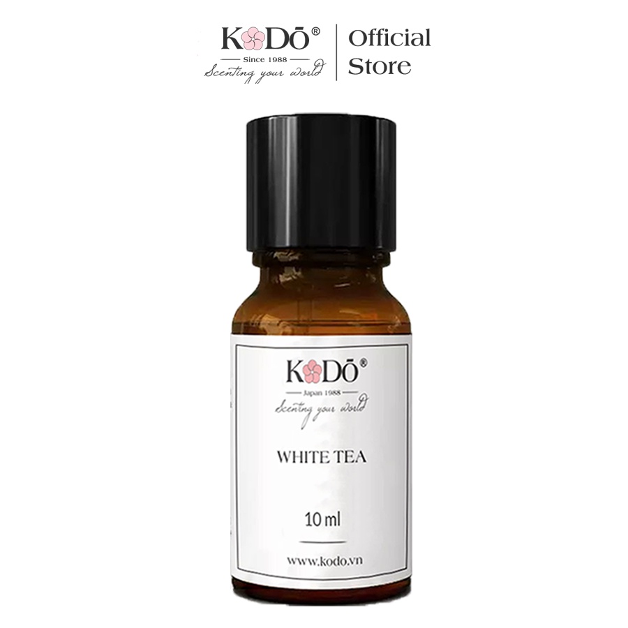 Tinh Dầu Nước Hoa KODO White Tea - Nguyên Chất - 3 Tầng Hương Thơm Độc Đáo - 10ml/50ml/110ml