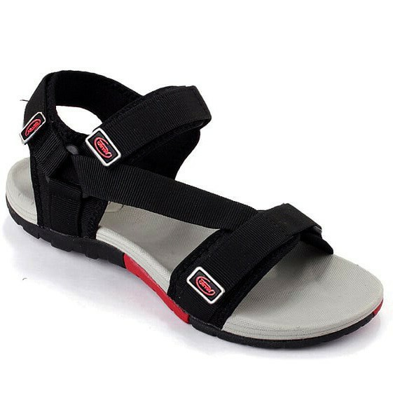 Giày Sandal Nam Nữ Vento NV4538G Đen Đỏ Truyền Thống - Hàng Xuất Khẩu