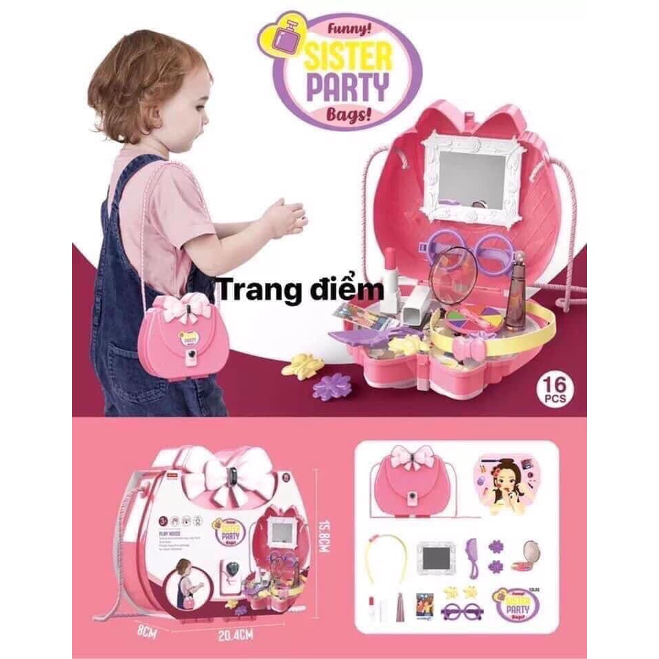 Bộ đồ chơi trang điểm cho bé gái mẫu mới -phukienphuonghoang
