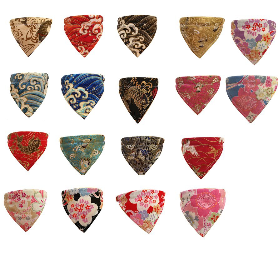 Khăn Choàng Cổ Cho Thú Cưng Phong Cách Nhật Bản