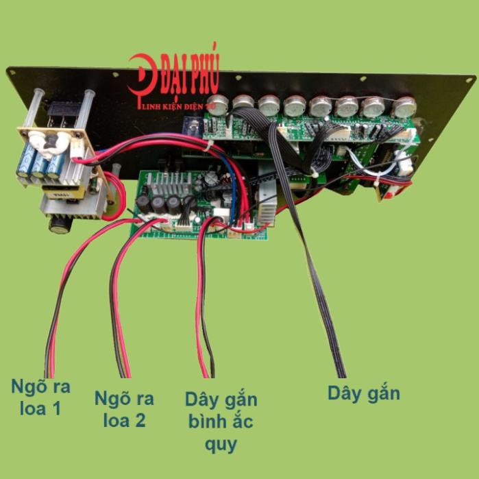 Combo Mạch loa kéo 3 tấc đôi TPA3116D2 2 kênh riêng biệt