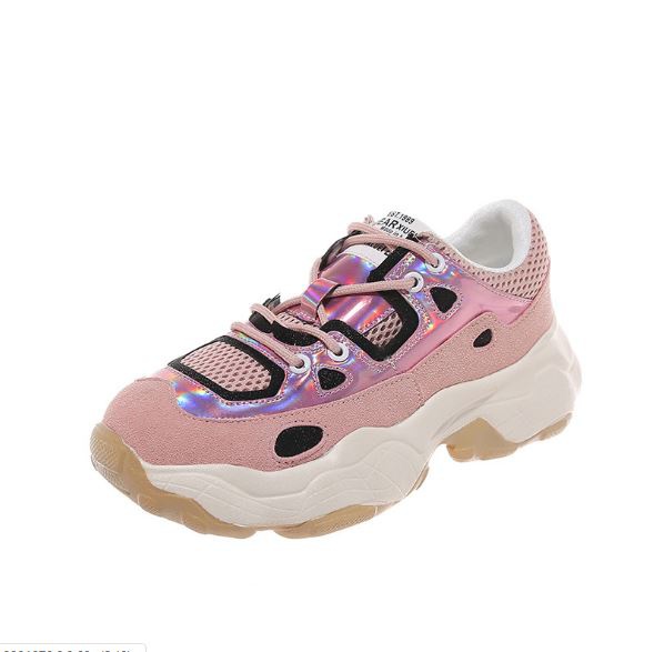 Giày thể thao nữ đế ghồ siêu nhẹ, lưới thoáng chân. | BigBuy360 - bigbuy360.vn