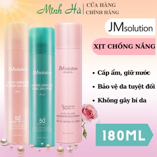 Xịt chống nắng JM Solution SPF 50+ 180ml cấp ẩm, trắng da