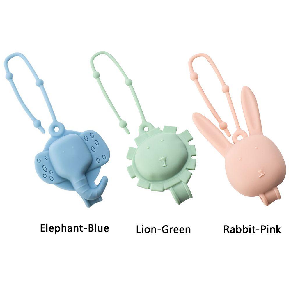 NIUYOU Đồ Chơi Ngậm Mọc Răng Hình Động Vật Hoạt Hình Bằng Silicon Chống Rơi Cho Bé