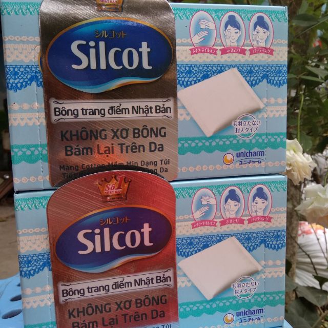 BÔNG TRANG ĐIỂM SILCOT NHẬT BẢN 82 MIẾNG