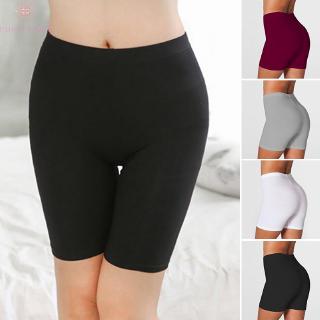 Women's Ladies Shorts Solid High waist Women's Ladies Leggings Sports Slim fit Tight Plus size Elastic Fashion