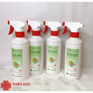 Nước rửa tay sát khuẩn Clincare chai 500ml