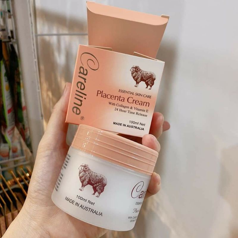 Kem dưỡng da nhau thai cừu Lanolin Cream Careline Úc