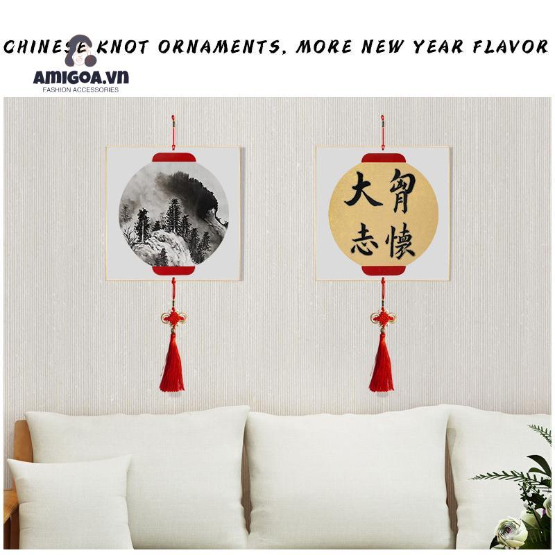 Bộ 8 Đĩa Đính Nơ Tua Rua Thắt Nút Kiểu Trung Hoa Chuyên Dùng