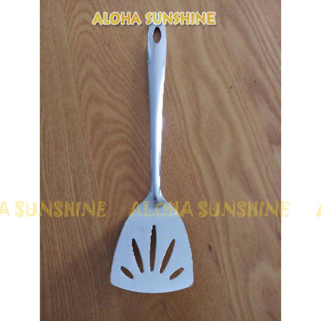 Xẻng lỗ lật chiên xào đồ ăn inox Summer Fancy cán trơn cao cấp siêu bền XC03 - Gia dụng bếp