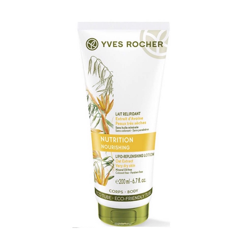 Kem Dưỡng Thể Cho Da Khô Yves Rocher Nutrition Lipid Replenishing Lotion Dưỡng Ẩm Và Bảo Vệ Da 200ml