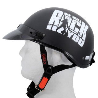 [Chính Hãng] Mũ Bảo Hiểm Nữa Đầu (1/2) Canary Lưỡi Trai Che Nắng Không Kính