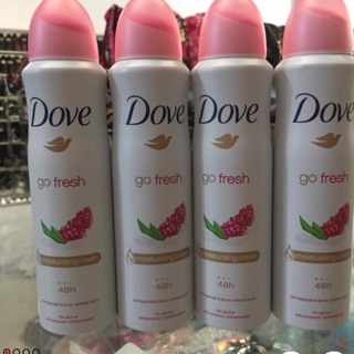 DOVE xịt khử mùi lựu đỏ 150ml