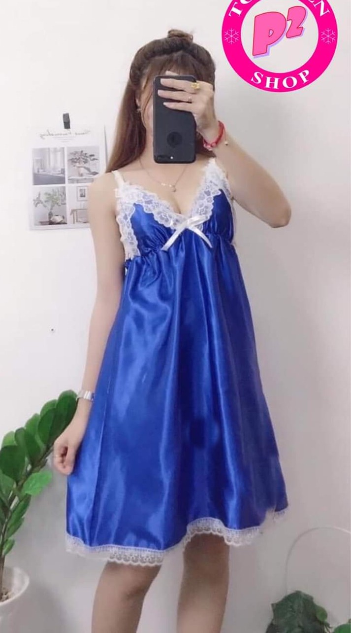 Set Bộ Đùi Pijama Cột Nơ Xinh Xắn Vải Kate Lụa Freesize Dưới 55kg Nguyên Khánh Store