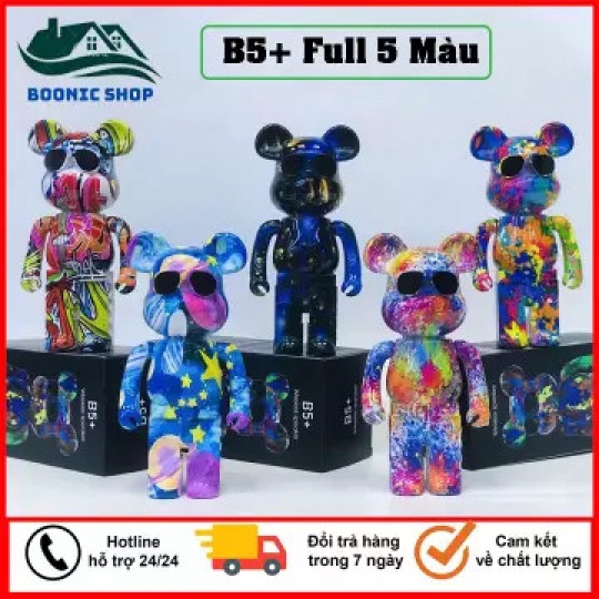 Loa Bluetooth Gấu Bearbrick Nghe Nhạc cực hay, Loa bluetooth Gấu Mini B5 Màu Sắc Sang Chảnh Mẫu Mới 2022