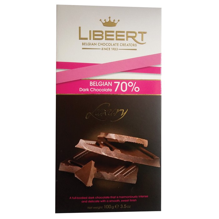 SÔCÔLA LIBEERT ĐẮNG  (70% CACAO) 100G, MÃ: SCL5688