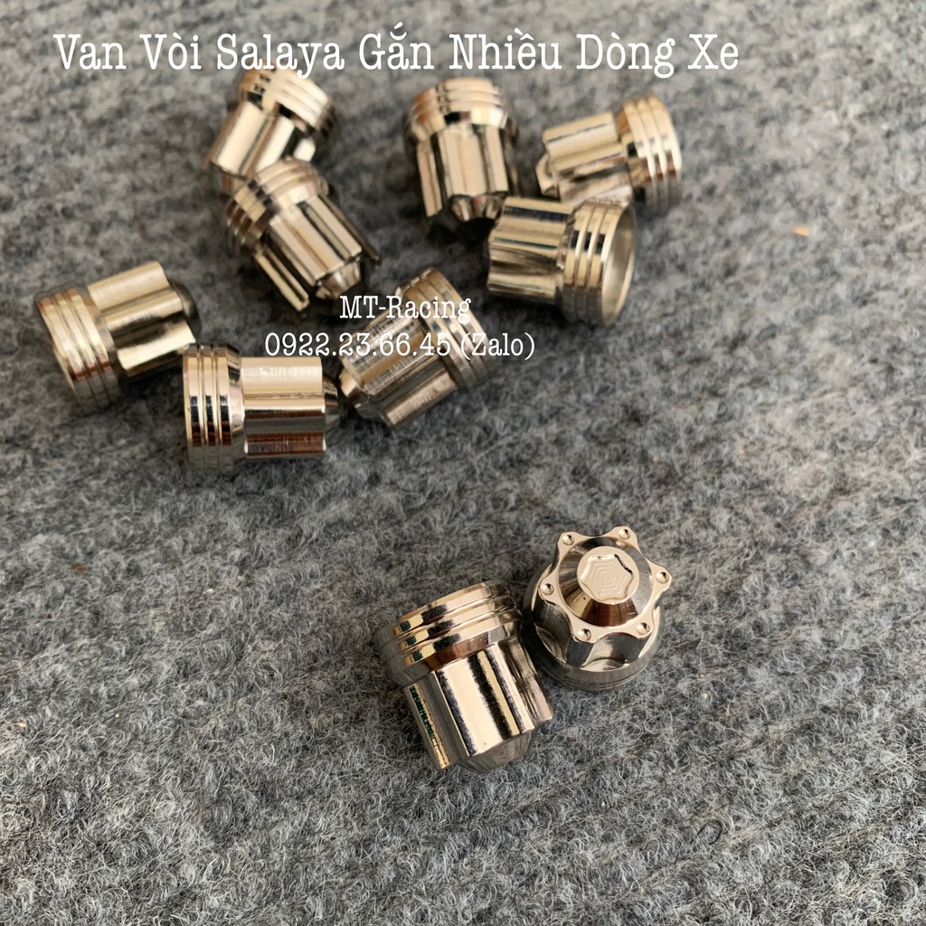 Van Vòi Salaya Chuẩn Inox304 Siêu Sáng Bóng Gắn Nhiều Dòng Xe Wave Dream Fu Ex